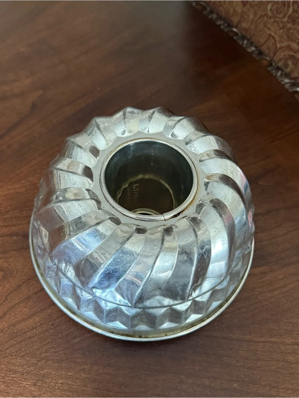 MCM Kaiser Bundt Pan West Germany Aluminum Fluted Cake Mold Jello Farmhouse 8.5”